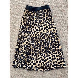ZARA leopard skirt